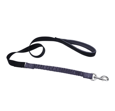 Coastal Bungee Leash Black 4'