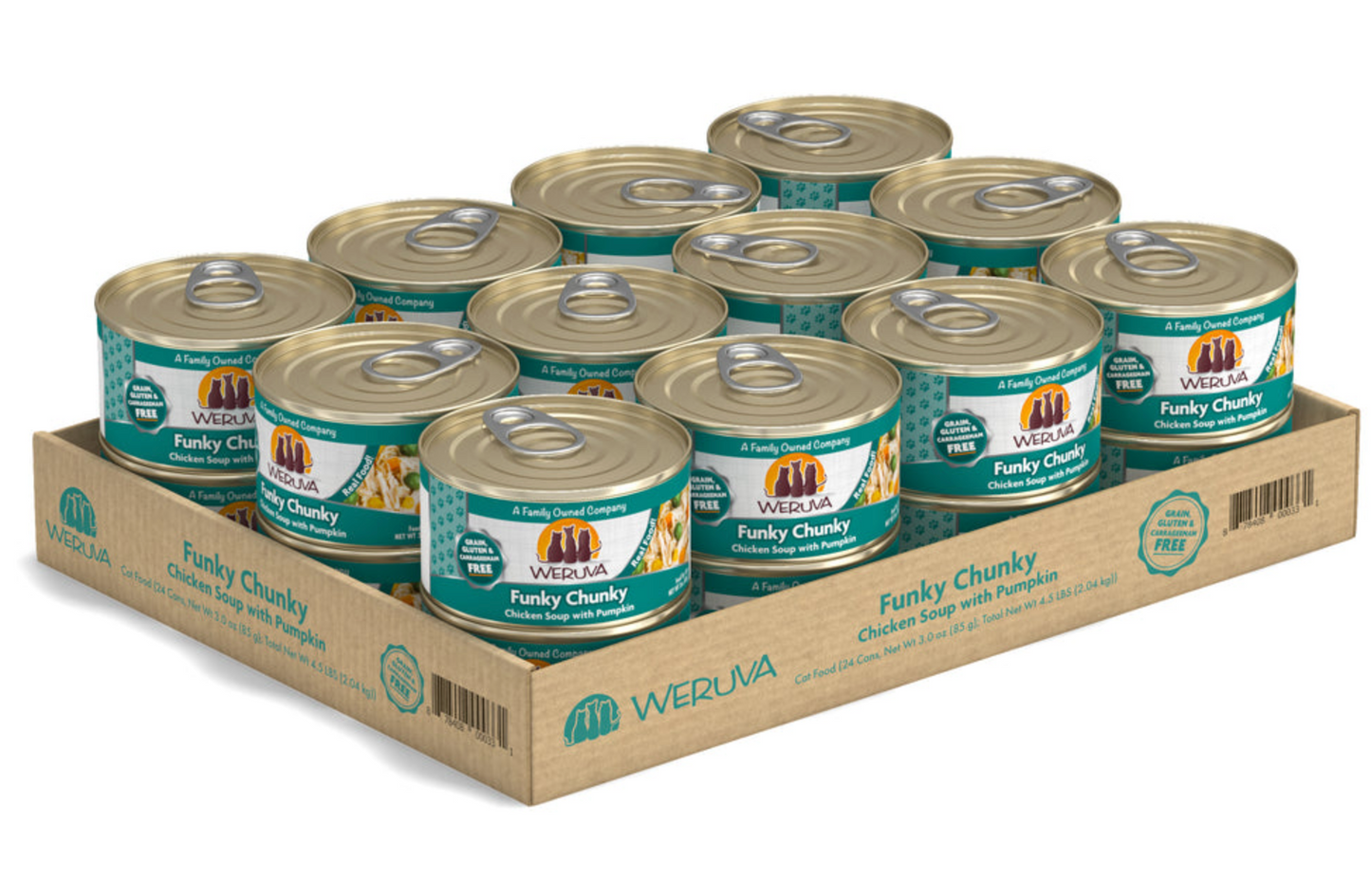 Weruva Cat Classic Grain-Free Funky Chunky Chicken Soup with Pumpkin