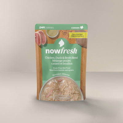 Now Fresh Grain Free Shredded Chicken, Duck & Broth Cat