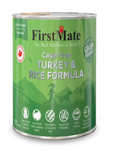 FirstMate Grain Friendly Cage Free Turkey & Rice