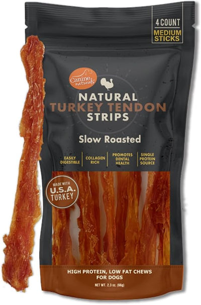 Canine Naturals Turkey Tendon Strips 3 oz
