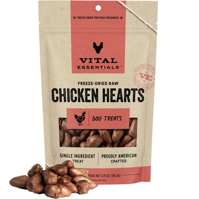Vital Essentials Freeze Dried Chicken Hearts