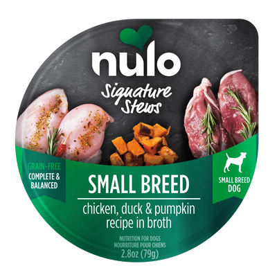 Nulo Small Breed Stew Chicken, Duck, & Pumpkin in Broth