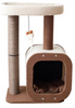 PetPals Catry Isla Cat Tree Condowith Recycled Paper & Cover Scratching Post Condo