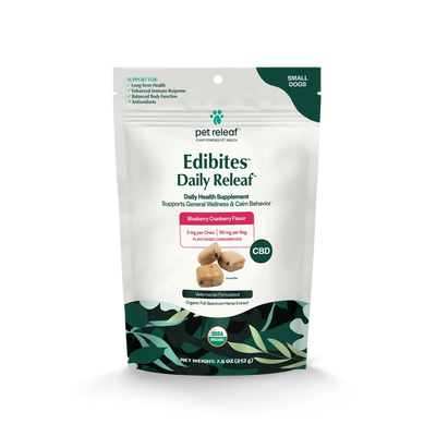 Pet Releaf Daily Releaf Edibites Blueberry & Cranberry