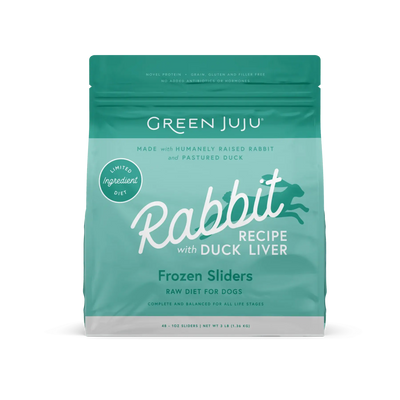 Green Juju Frozen Rabbit with Duck Liver