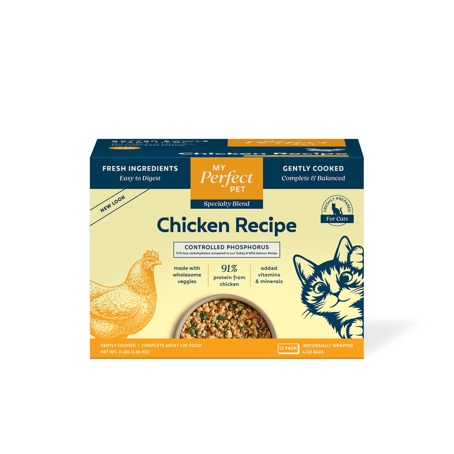 My Perfect Pet Grain Free Chicken Low Phosphorous Cat 2.5 Lb.