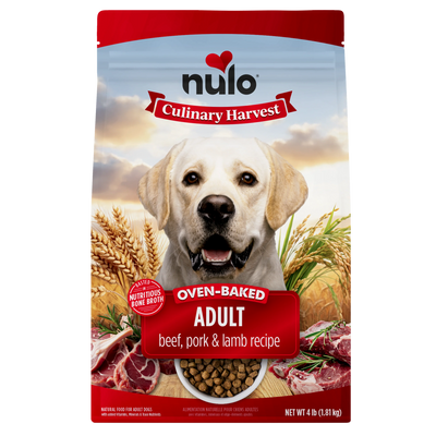 Nulo Culinary Harvest Oven Baked Dog Beef, Pork, & Lamb
