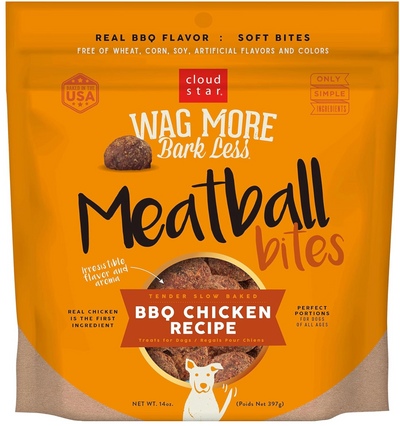 Wag More Bark Less Grain-Free Meatballs Chicken 14 oz.