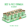 Weruva Puppy Shredded Beef & Rice in Gravy