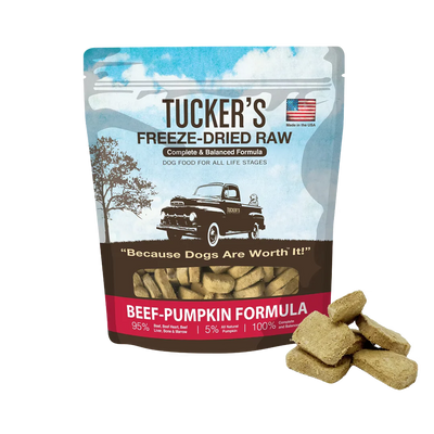 Tucker's Freeze Dried Beef & Pumpkin 14 oz