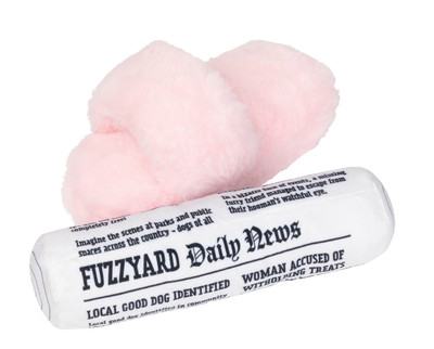 FuzzYard Fetch My Slippers & Paper 2 PK