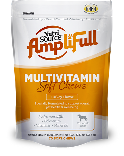 Nutri Source AmpliFull MultiVitamin Soft Chew Supplement 12.5 oz