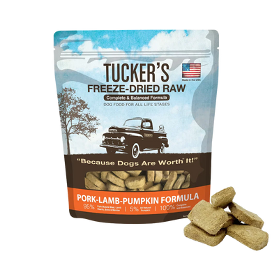 Tucker's Freeze Dried Pork, Lamb & Pumpkin 14 oz