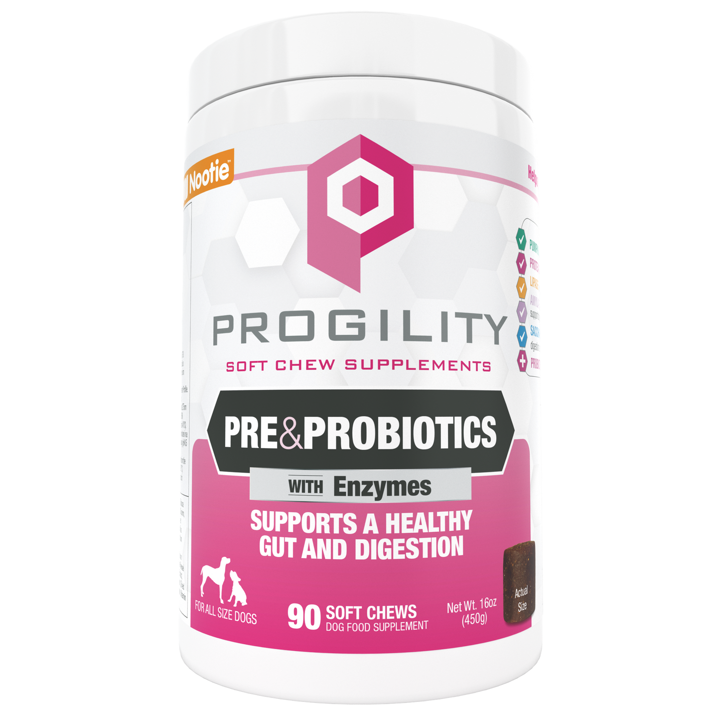 Nooties Progility Pre & Probiotics 90 ct