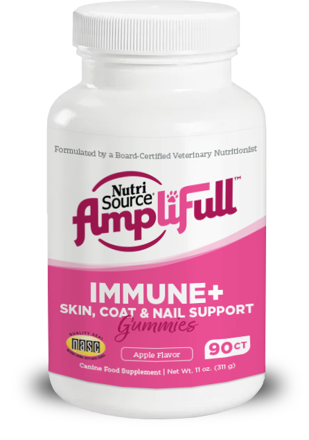 Nutri Source AmpliFull Immunity + Skin, Coat, Nails Gummy Supplement 11 oz