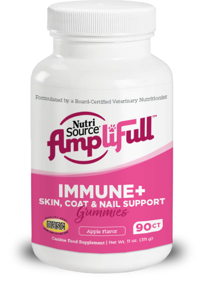 Nutri Source AmpliFull Immunity + Skin, Coat, Nails Gummy Supplement 11 oz