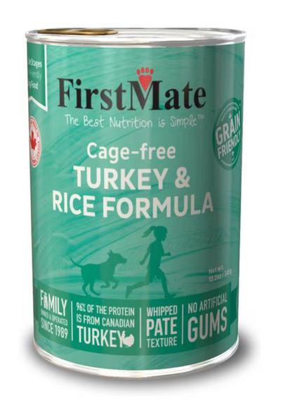 FirstMate Grain Friendly Cage Free Turkey & Rice
