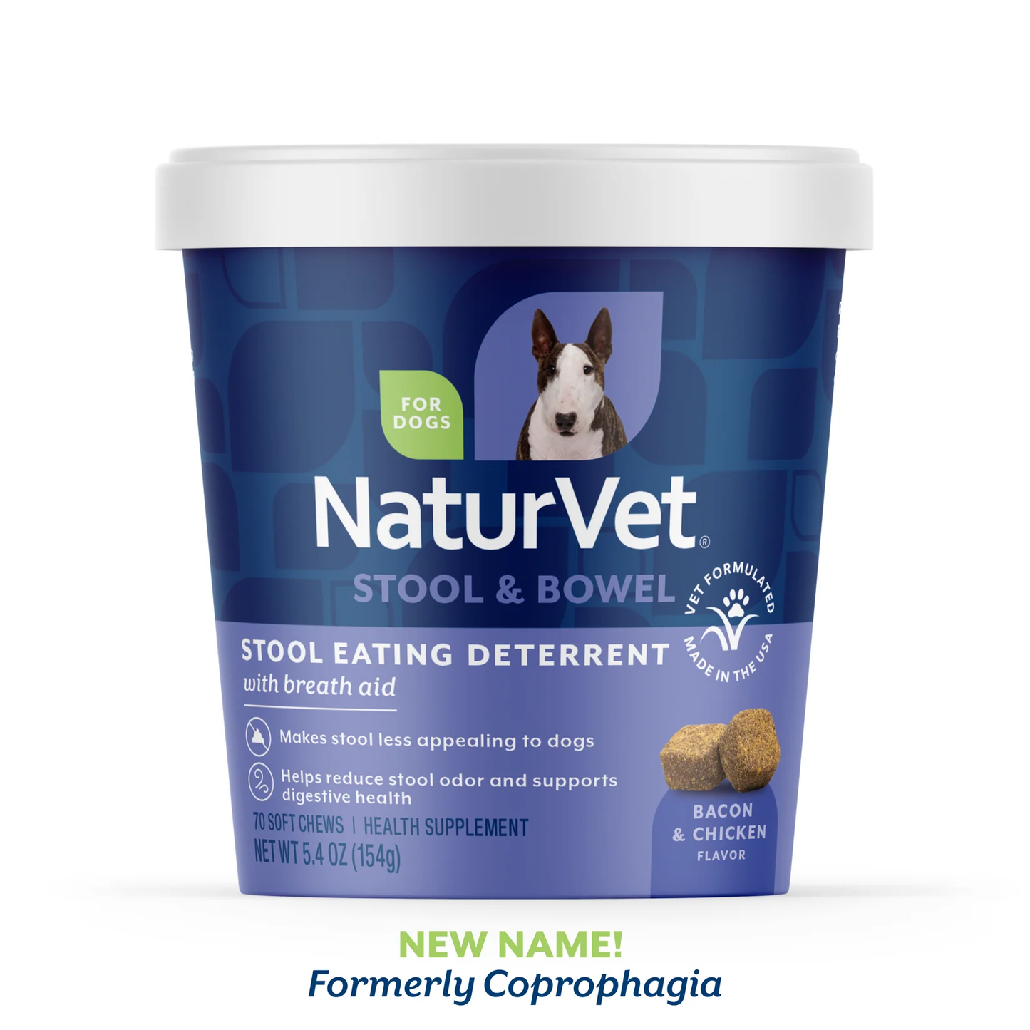 NaturVet Coprophagia Plus Breath Aid Soft Chews 70 ct.