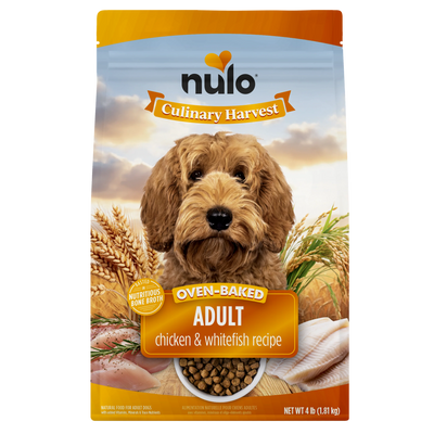 Nulo Culinary Harvest Oven Baked Dog Chicken & Whitefish
