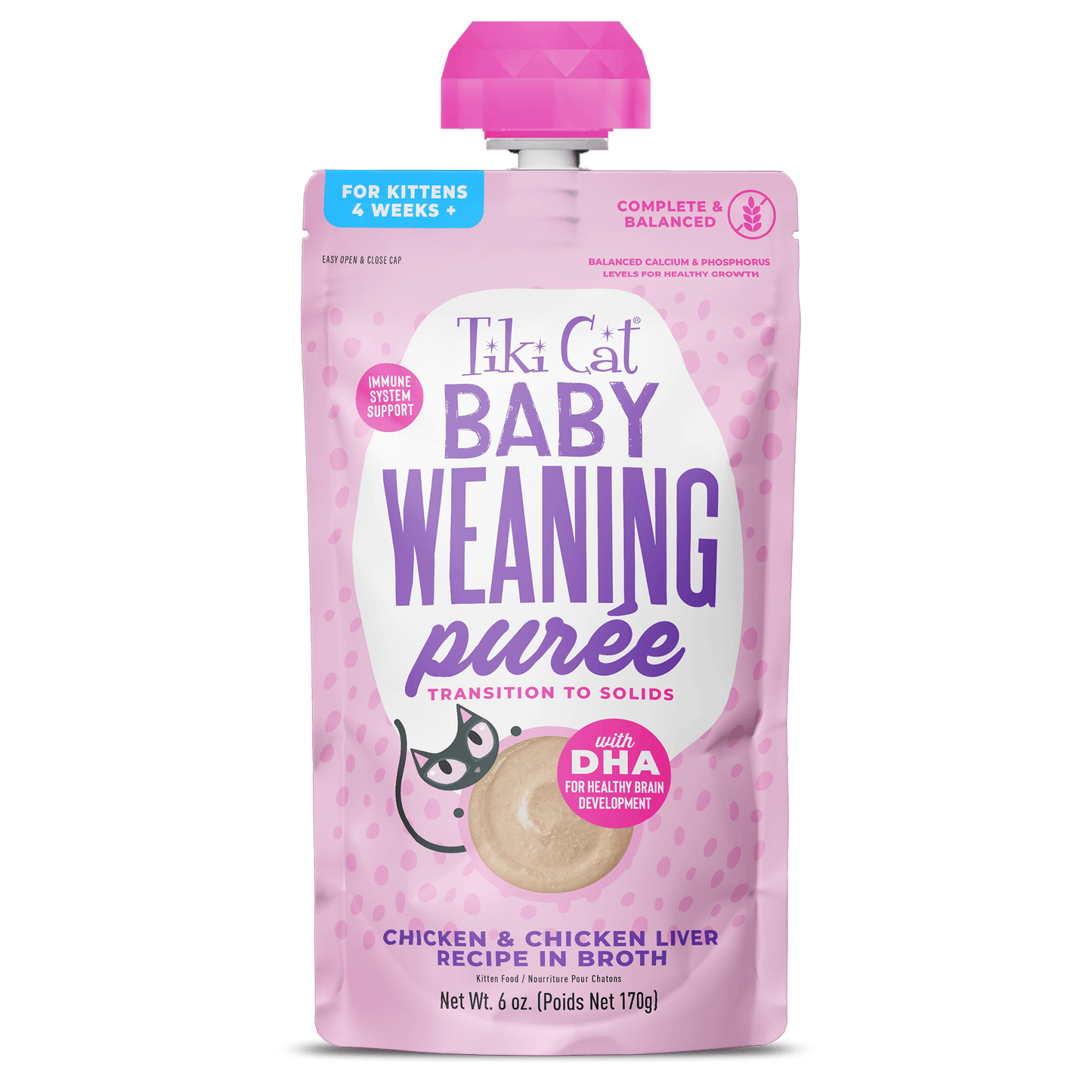 Tiki Cat Baby Weaning Chicken & Chicken Liver Puree