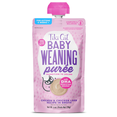 Tiki Cat Baby Weaning Chicken & Chicken Liver Puree
