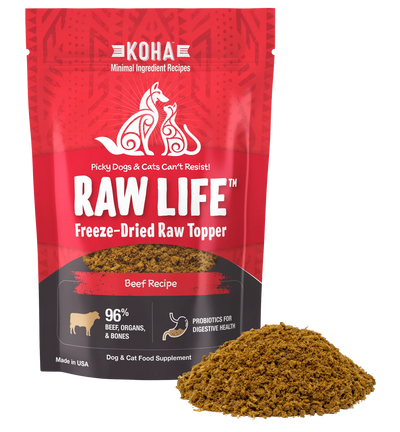Koha Raw Life Freeze Dried Beef Topper