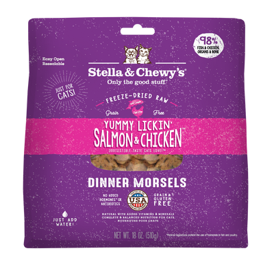 Stella & Chewy's Cat Freeze-Dried Yummy Lickin' Salmon & Chicken