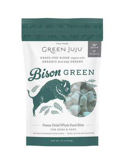 Green Juju Freeze Dried Bison Treats