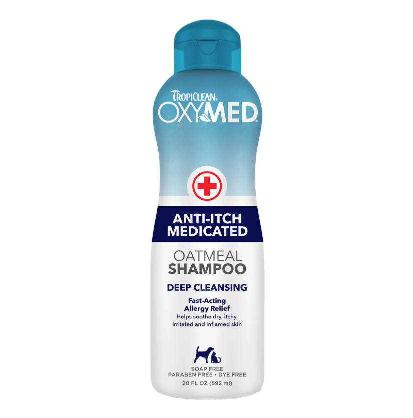Tropiclean Oxy-Med Anti-Itch Oatmeal Shampoo 20 oz.