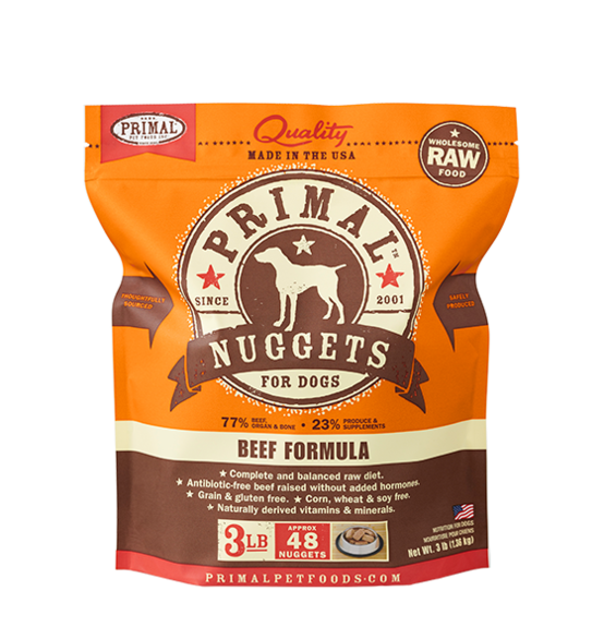 Primal Raw Frozen Beef Formula