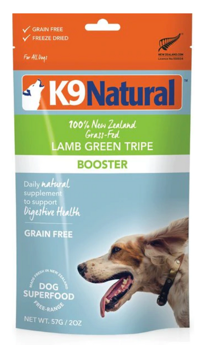 K9 Natural Freeze-Dried Lamb Green Tripe Booster