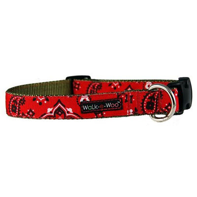 Walk-e-Woo Red Bandana Collar