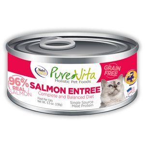 Pure Vita Cat Grain-Free Salmon Entree