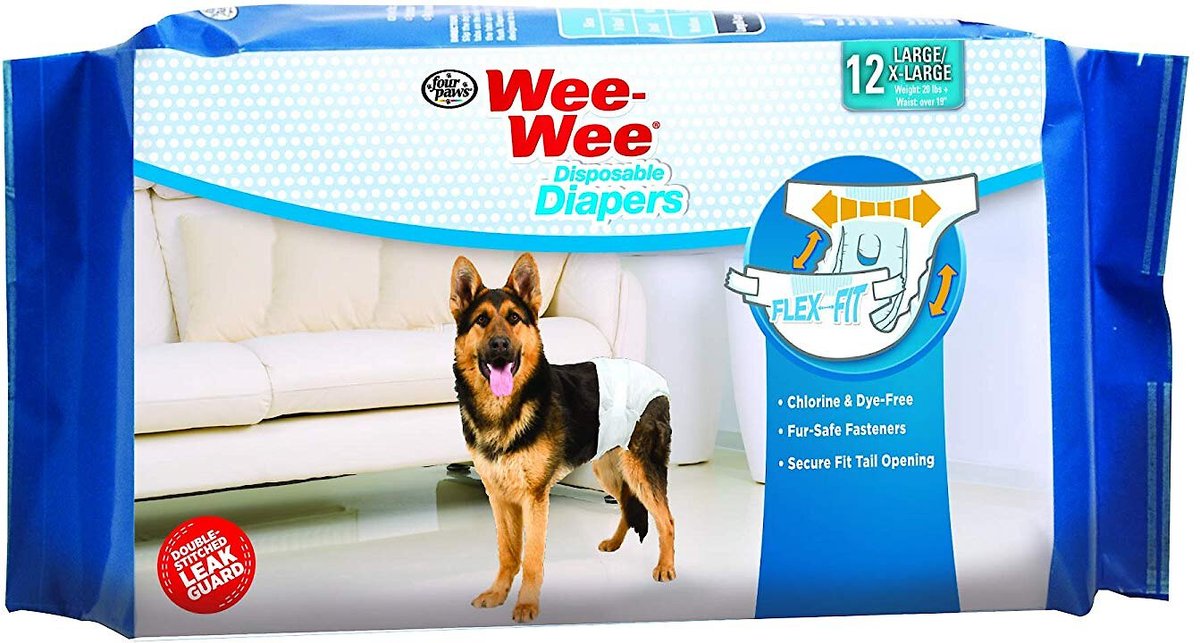 Four Paws Wee Wee Disposable Diapers