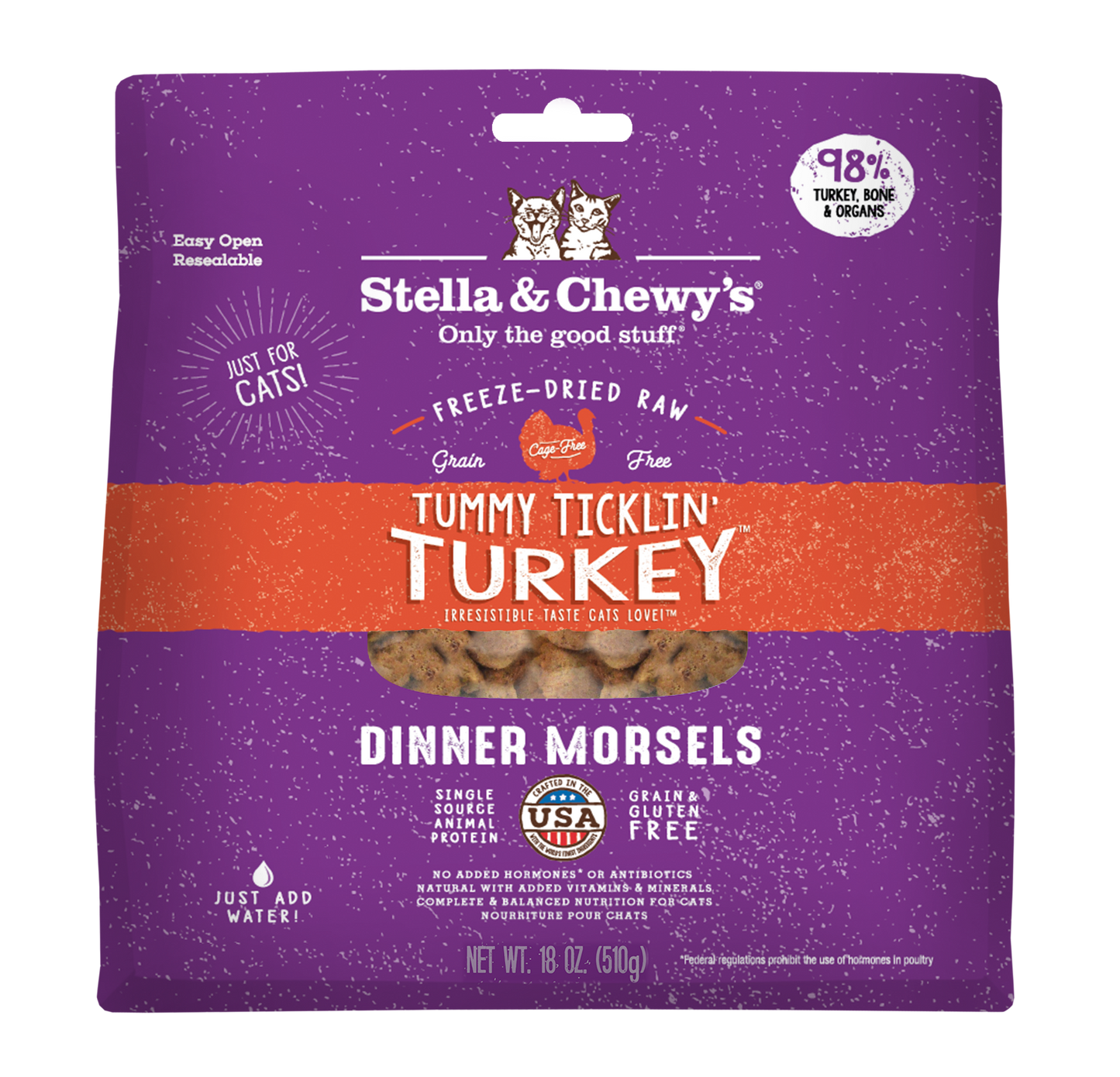 Stella & Chewy's Cat Freeze-Dried  Tummy Ticklin' Turkey