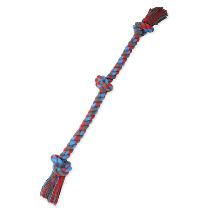 Flossy Chew 3-Knot Multicolor Rope Toy