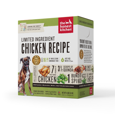 Honest Kitchen Limited Ingredient Chicken Recipe