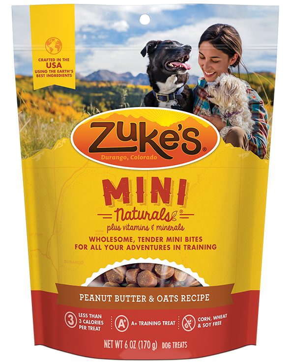 Zuke's Mini Naturals Peanut Butter & Oats Recipe