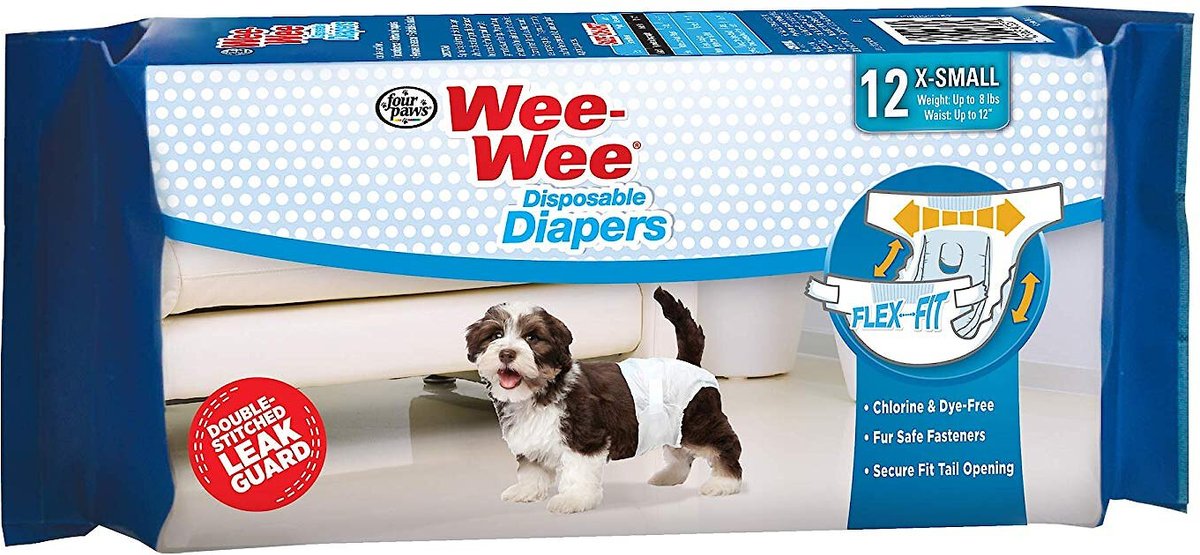 Four Paws Wee Wee Disposable Diapers Healthy Pet Austin