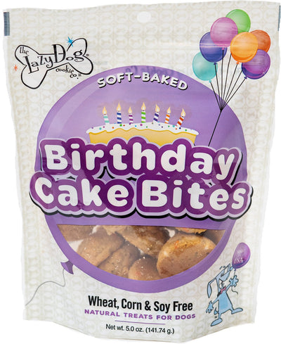 Lazy Dog Birthday Cake Bites 5 oz.