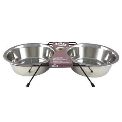 Eat! Stainless Steel Double Diner