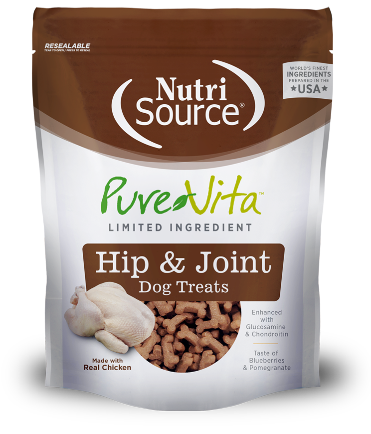 Pure Vita Hip & Joint Treats Dog 6 oz.