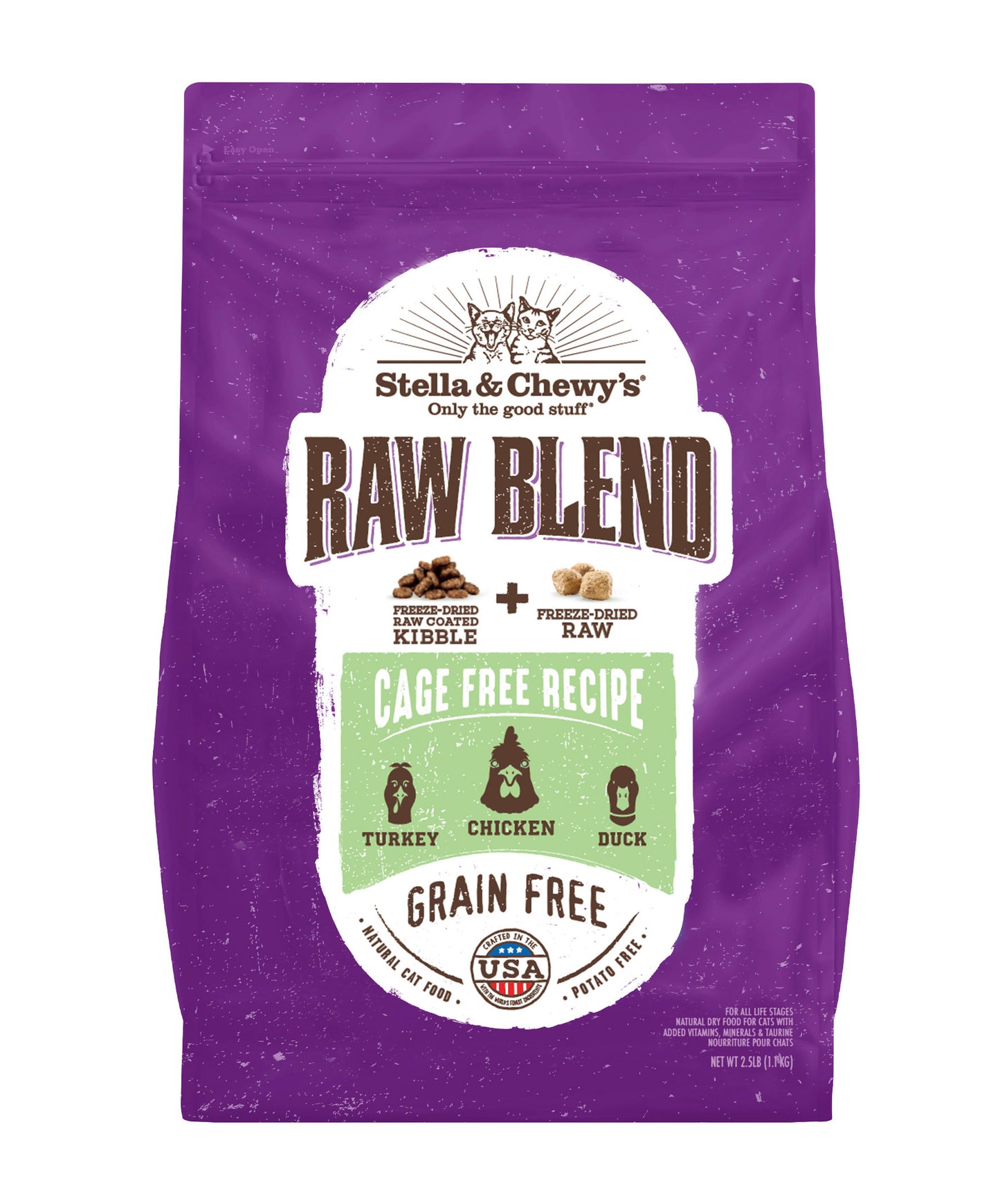Stella & Chewy's Cat Raw Blend Cage-Free Poultry Recipe
