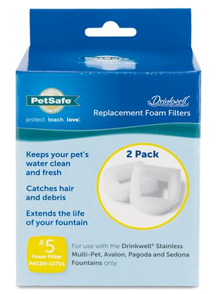 Drinkwell Replacement Foam Filters 2ct.