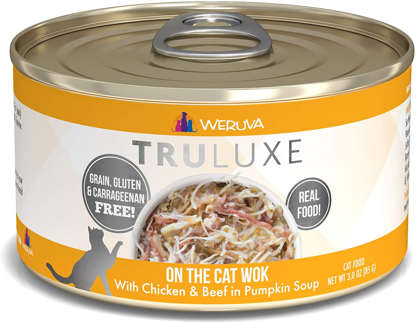 Weruva TruLuxe On The Cat Wok with Chicken & Beef in Pumpkin Soup