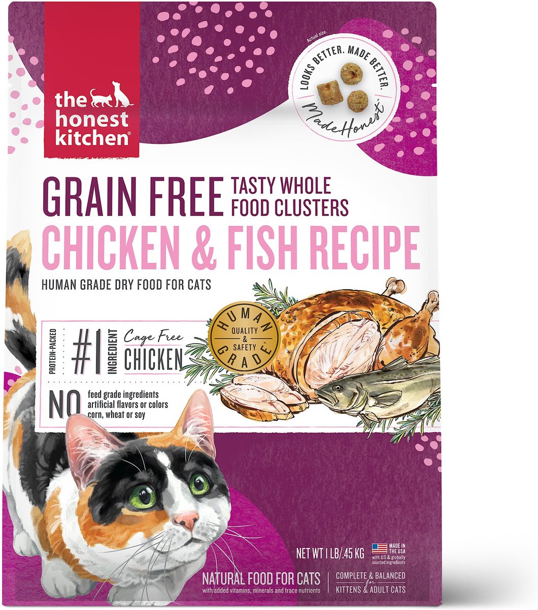 Honest Kitchen Cat Clusters Chicken & Fish