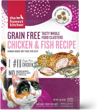 Honest Kitchen Cat Clusters Chicken & Fish