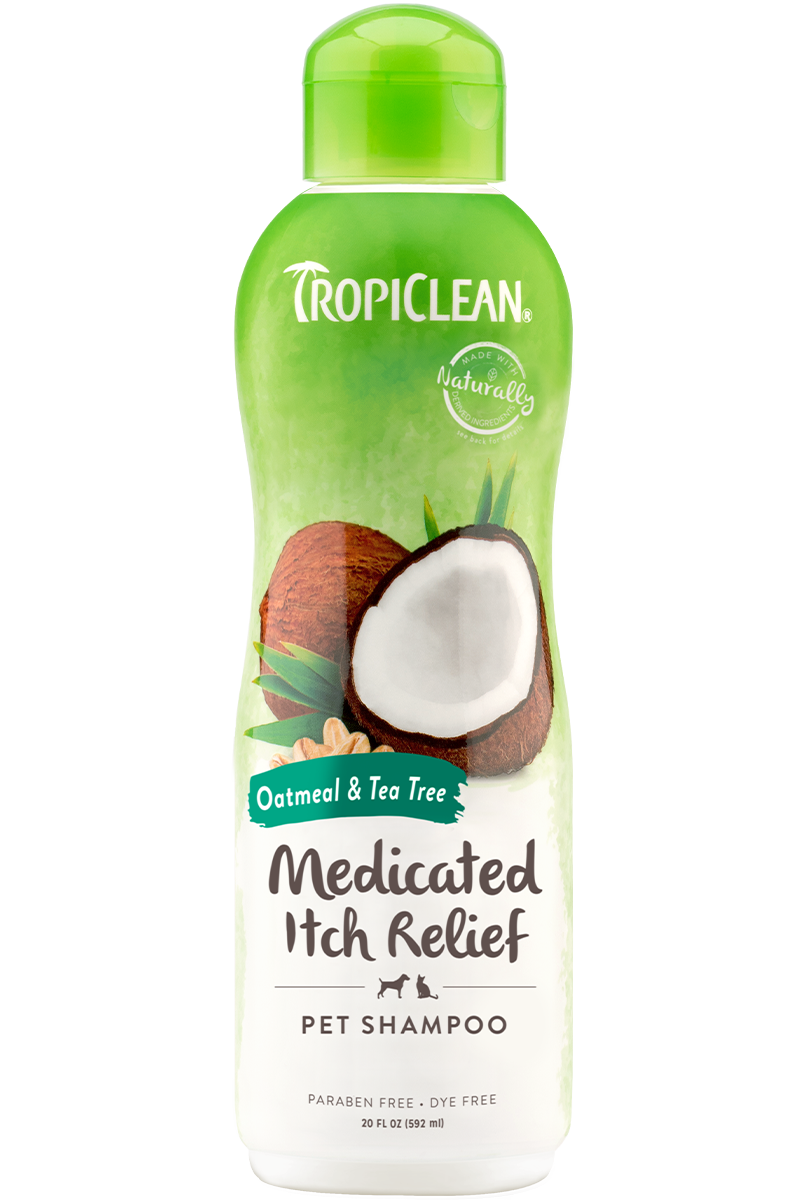 Tropiclean Medicated Oatmeal & Tea Tree Shampoo 20 oz.