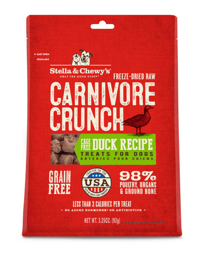 Stella & Chewy's Carnivore Crunch Freeze-Dried Duck 3.25 oz.